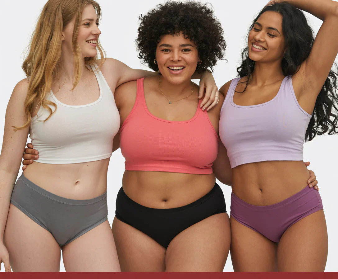 Plus-size menstruatieondergoed: Comfort en zekerheid voor elke maat