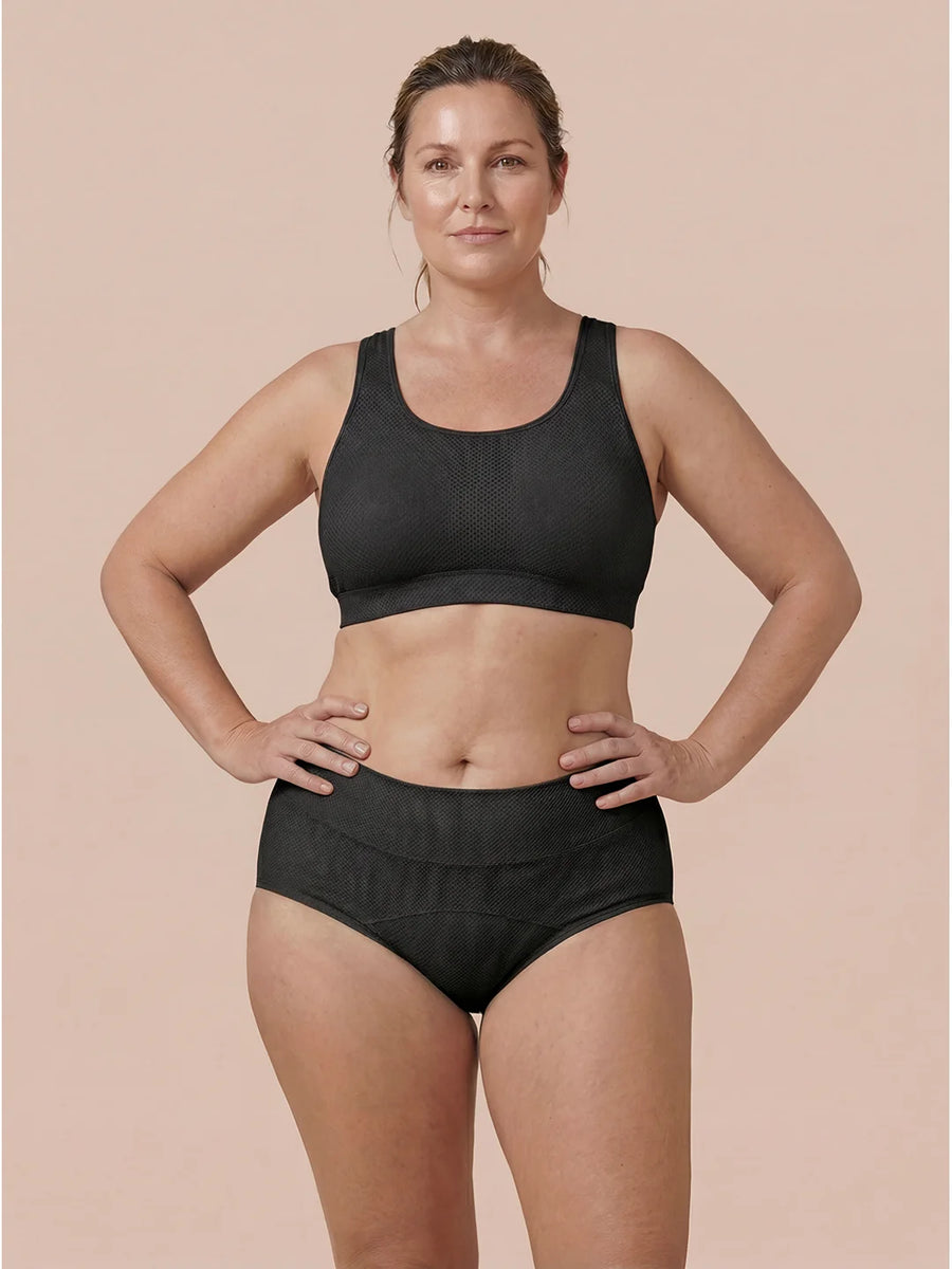 Classic Brief | 100% anti-perdite, giorno e notte | Nero | mutande mestruali