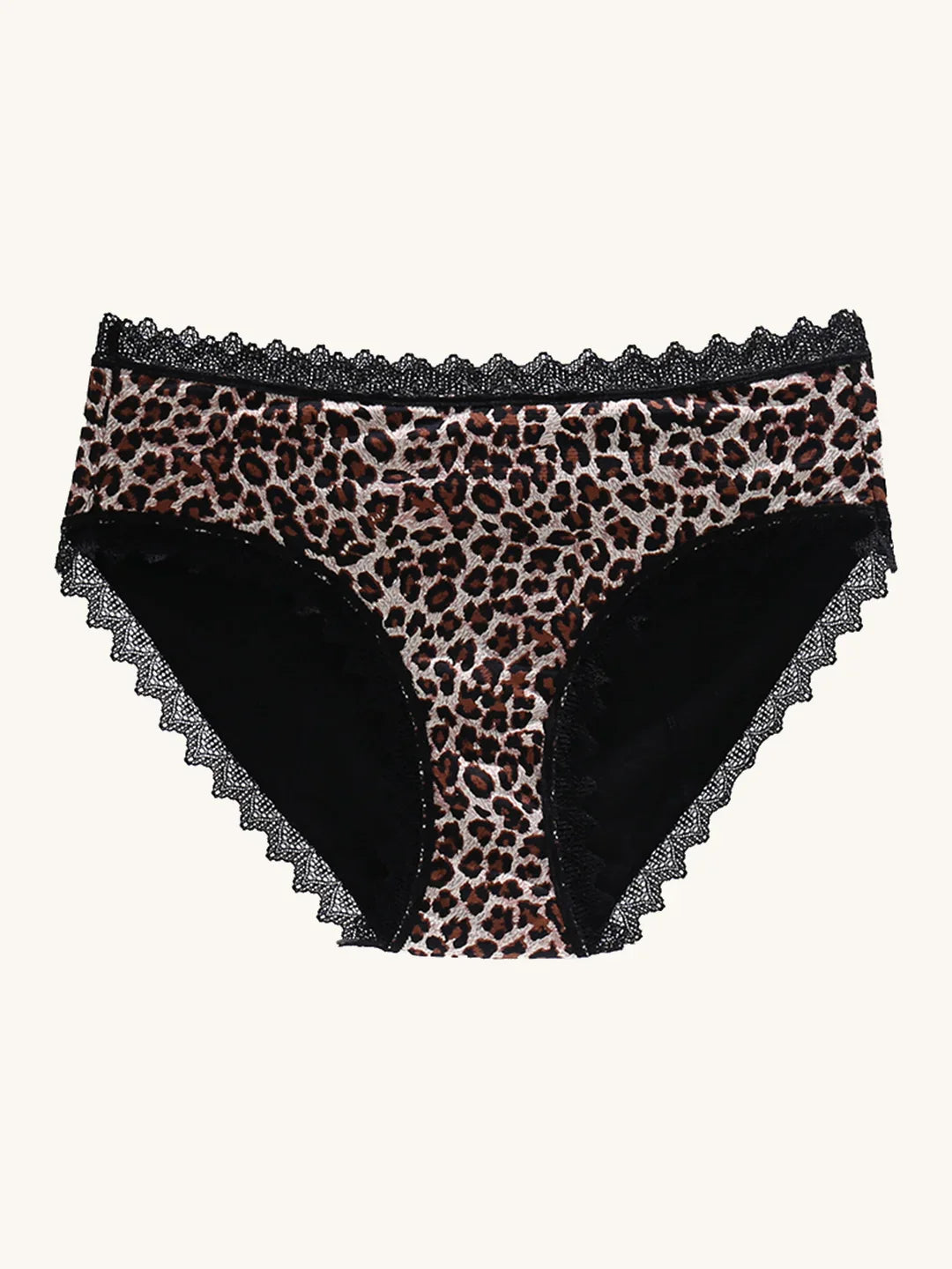 Lettera in pizzo leopardato | Leggera perdita di urina | 100% a prova di perdite | Biancheria intima per incontinenza
