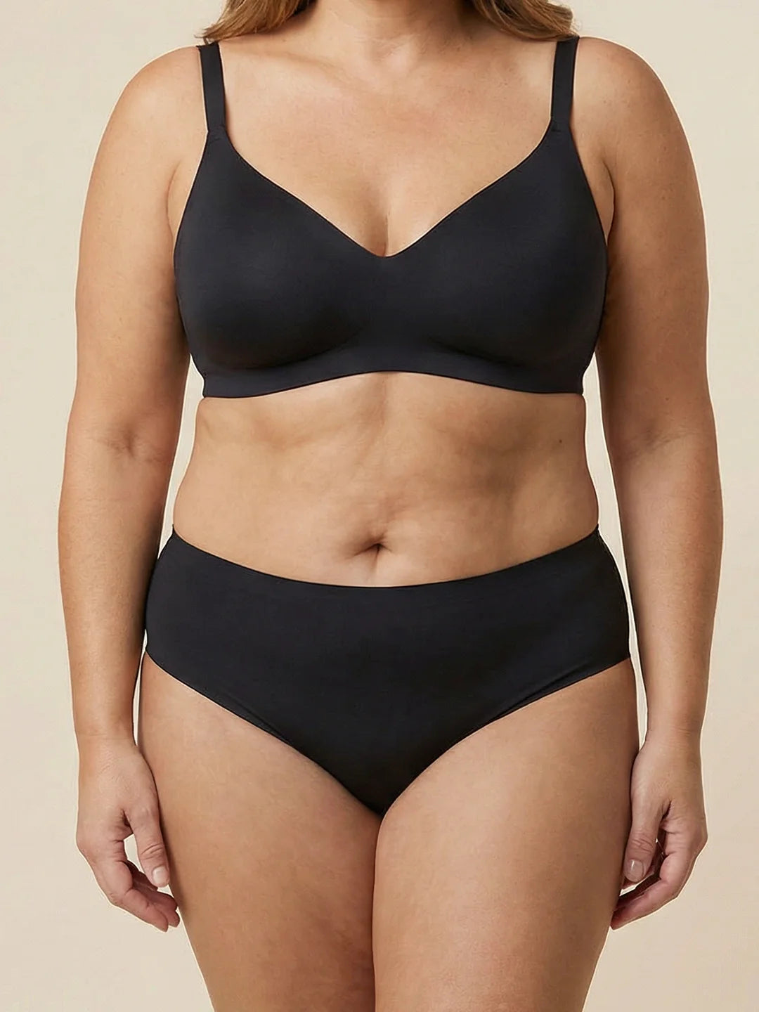 High Waist Brief | Perdita di urina pesante | Ultra morbido e senza cuciture | 100% anti-perdita e Cotone Organico | Nero | mutande per incontinenza