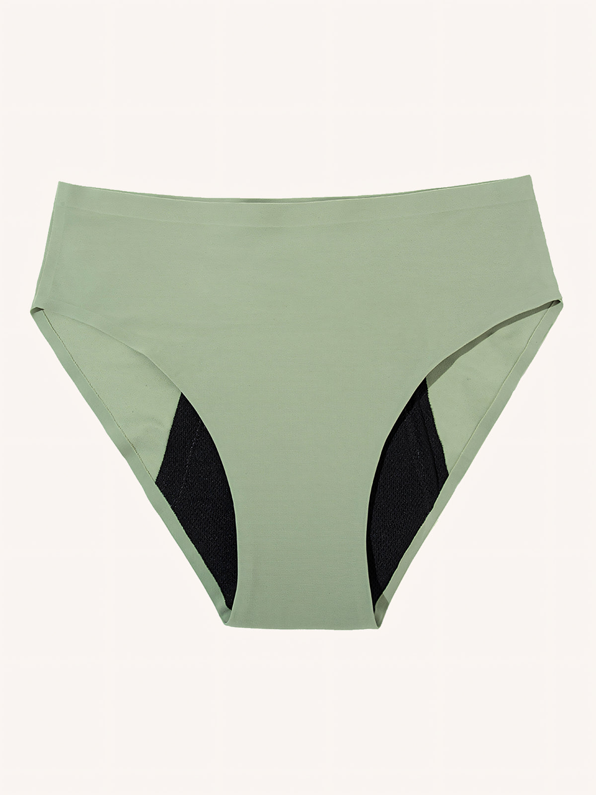 High Waist Brief | 100% anti-perdite, giorno e notte | Verde | mutande mestruali