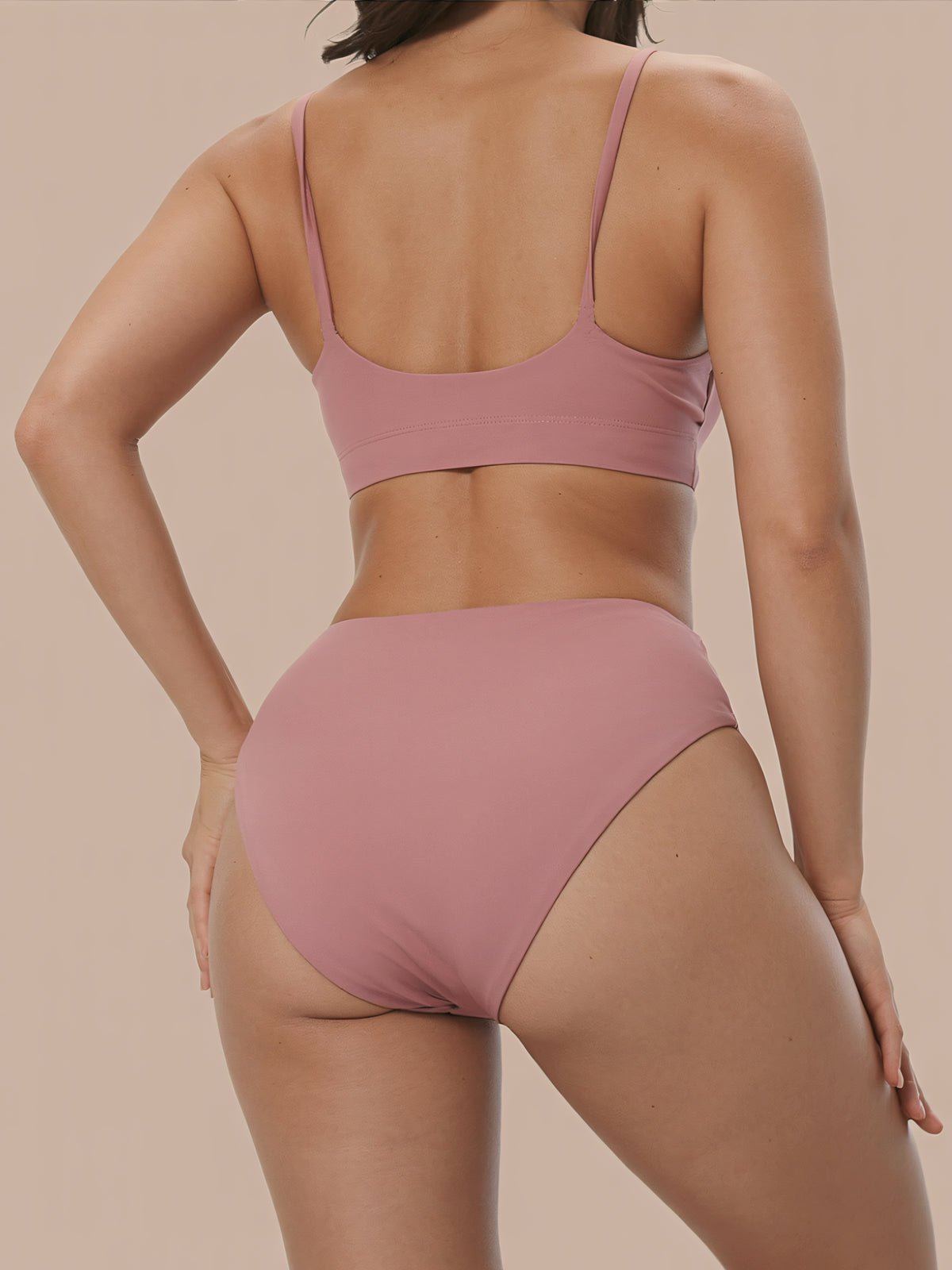 High Waist Brief | 100% anti-perdite, giorno e notte | Rosa | mutande mestruali