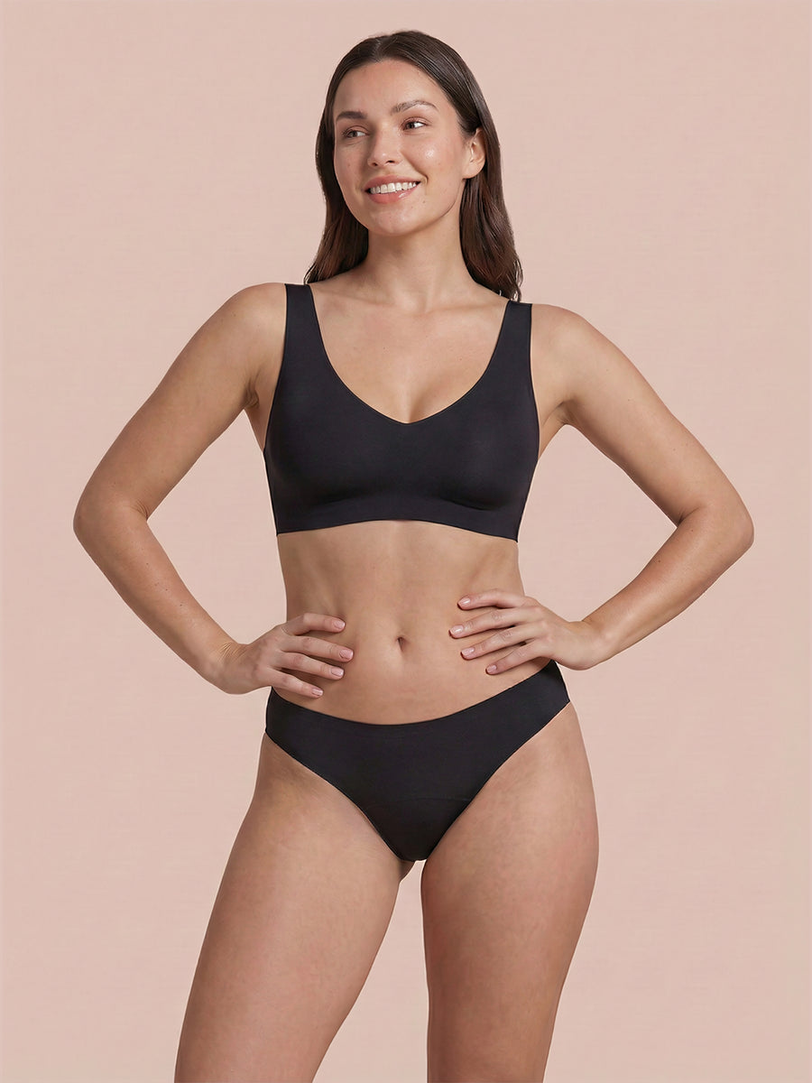 Classic 2.0 Brief | 100% anti-perdite, giorno e notte | Nero | mutande mestruali