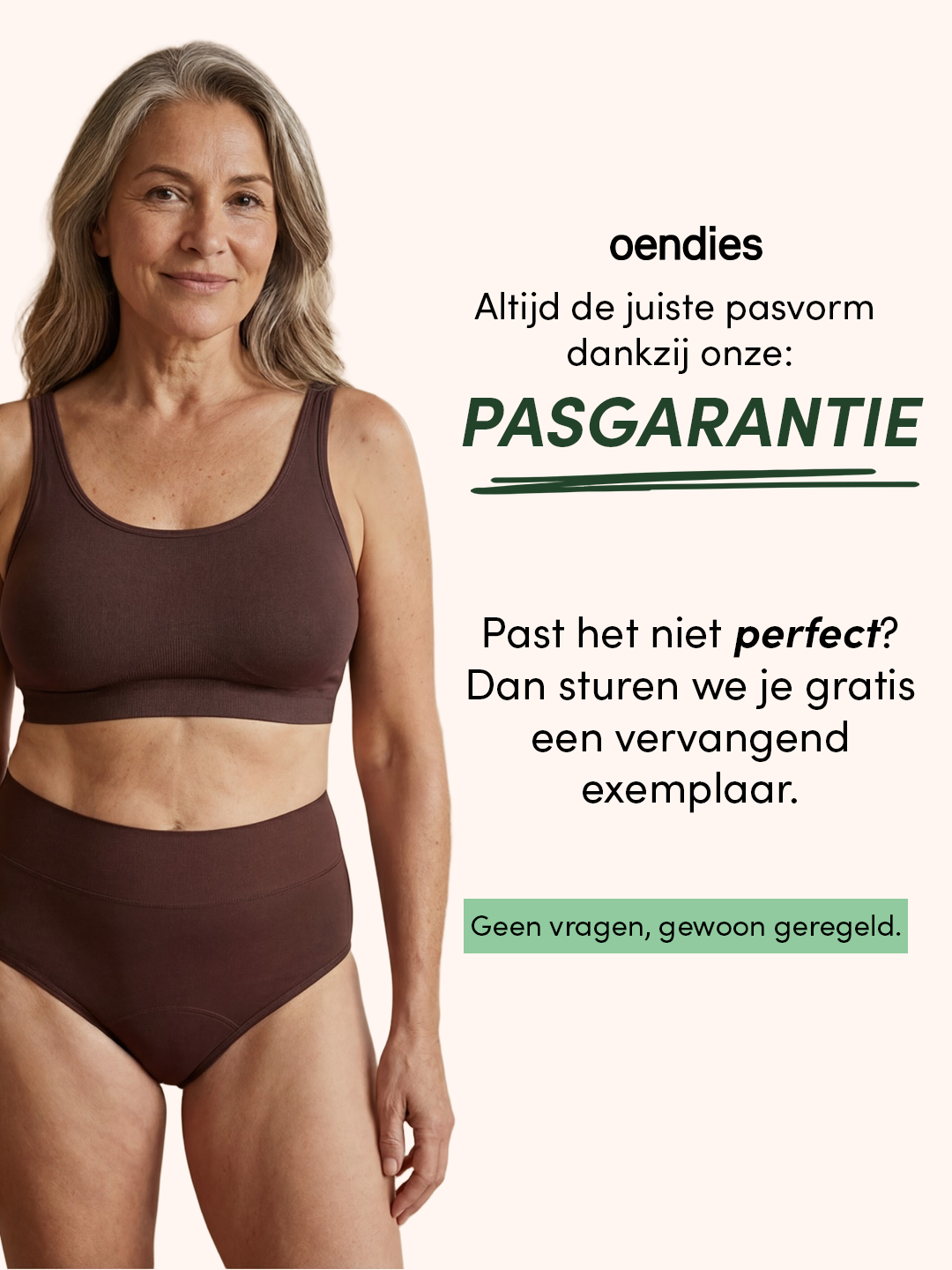 Huggster Brief | Confezione da 10 | Perdite Urinarie Abbondanti | 100% anti-perdite, giorno e notte | Marrone