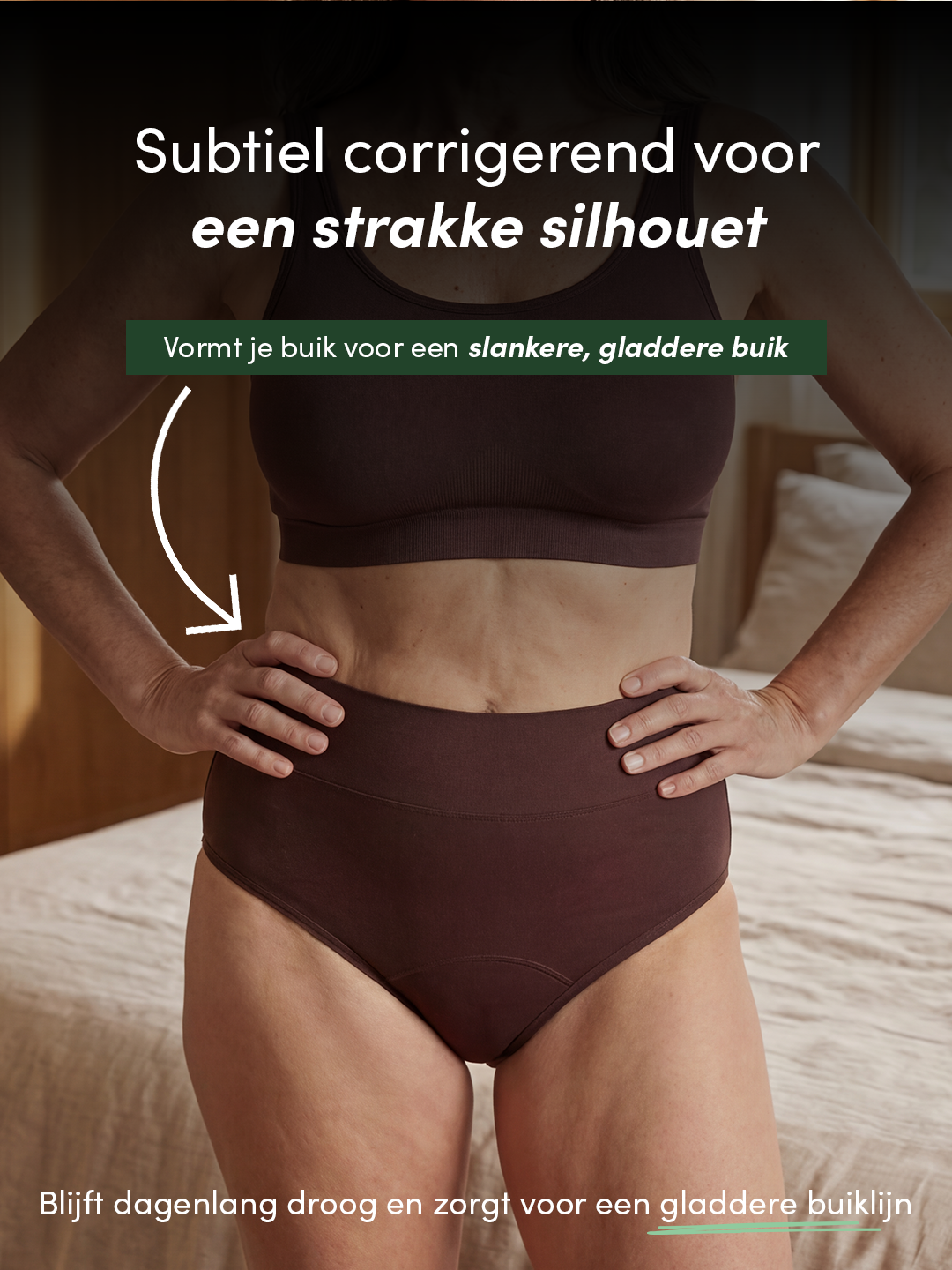 Huggster Brief | Confezione da 10 | Perdite Urinarie Abbondanti | 100% anti-perdite, giorno e notte | Marrone