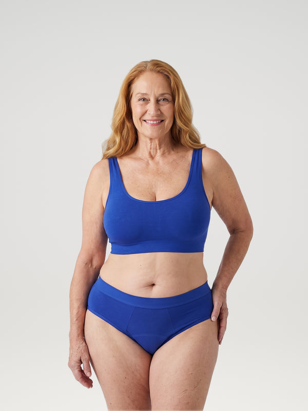 Senza cuciture Brief | Regular | Blu