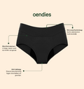 Classic Brief | Perdite urinarie abbondanti | 100% anti-perdite, giorno e notte | Nero | mutande mestruali