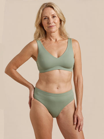 High Waist Brief | Extra Heavy | Verde