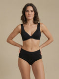 Huggster Brief | 100% anti-perdite, giorno e notte | Nero | mutande mestruali