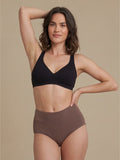 Huggster Brief | 100% anti-perdite, giorno e notte | Marrone | mutande mestruali