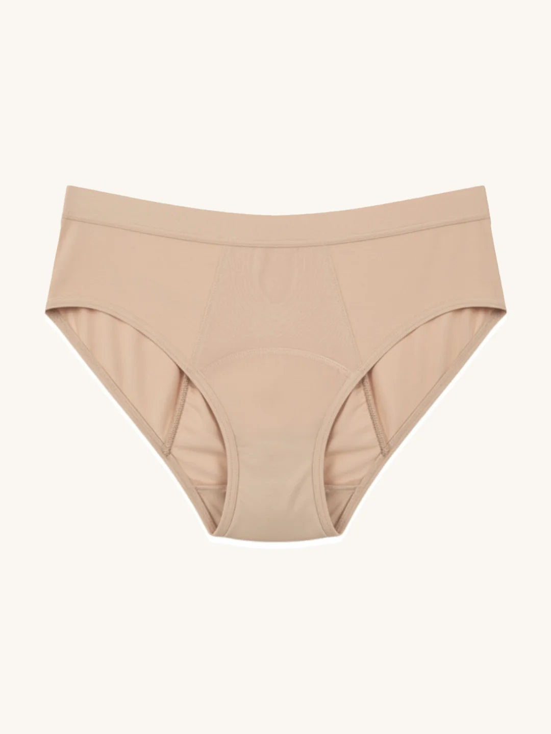 Slip senza cuciture | Perdite urinarie leggere | Ultra morbido e senza cuciture | 100% anti-perdite e Cotone Biologico | Albicocca | mutande mestruali