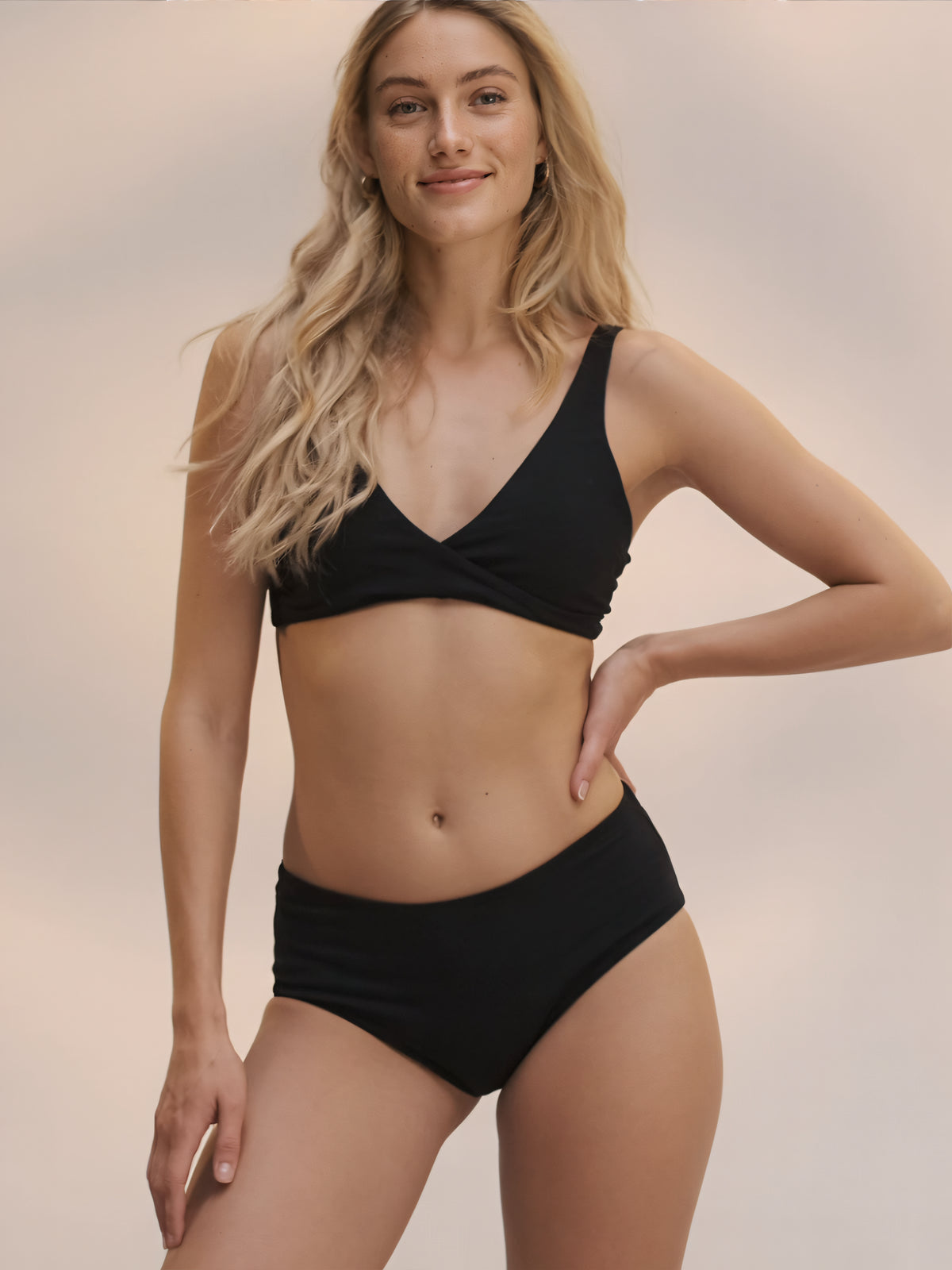 Hugger Menstruatie Ondergoed Zwart