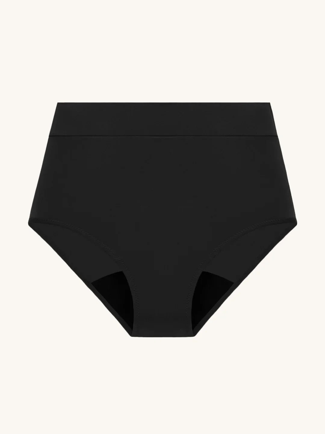 Lettera sul nuoto mestruale | Extra intenso | 100% a prova di perdite | Nero