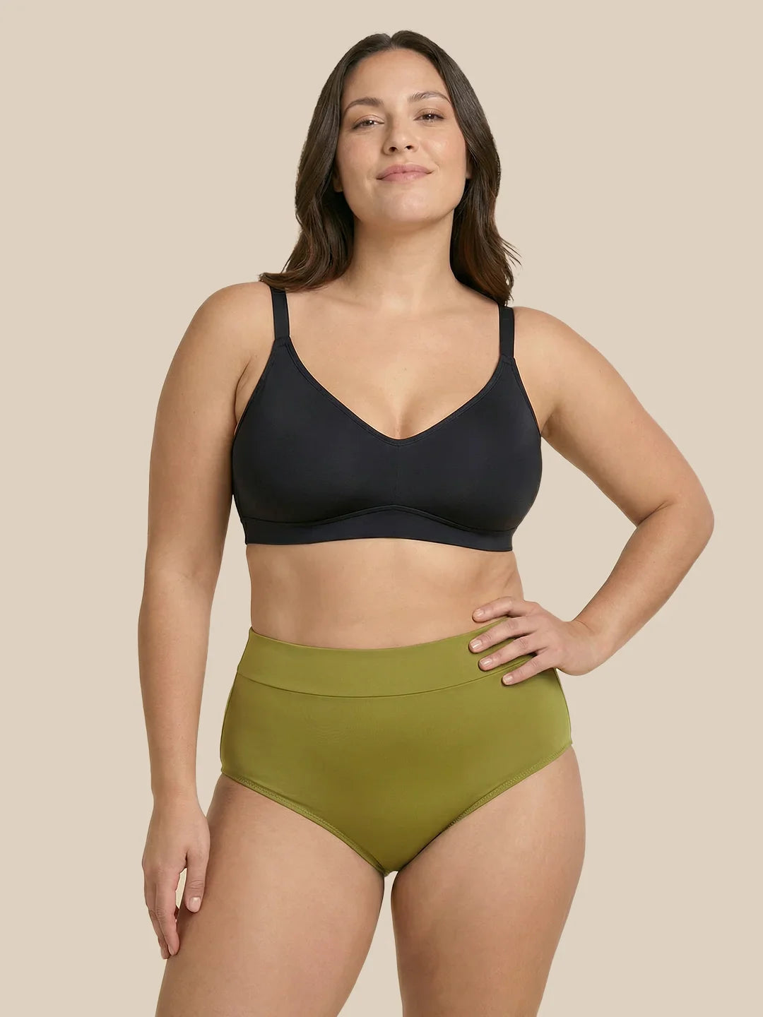 Lettera sul nuoto mestruale | Extra intenso | 100% a prova di perdite | Verde