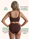 Huggster Brief | Bundel van 10 | Hevig Urineverlies | 100% lekvrij, dag & nacht | Oranje