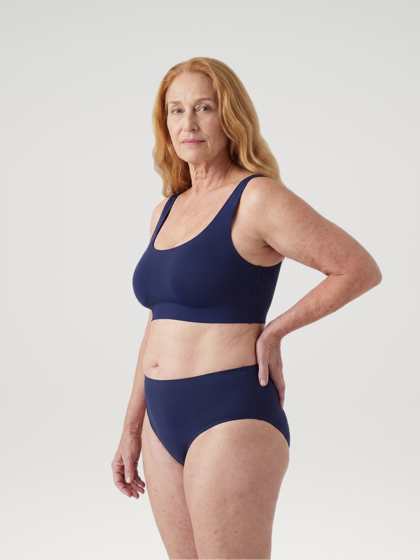 High Waist Brief | Extra Heavy | Blu