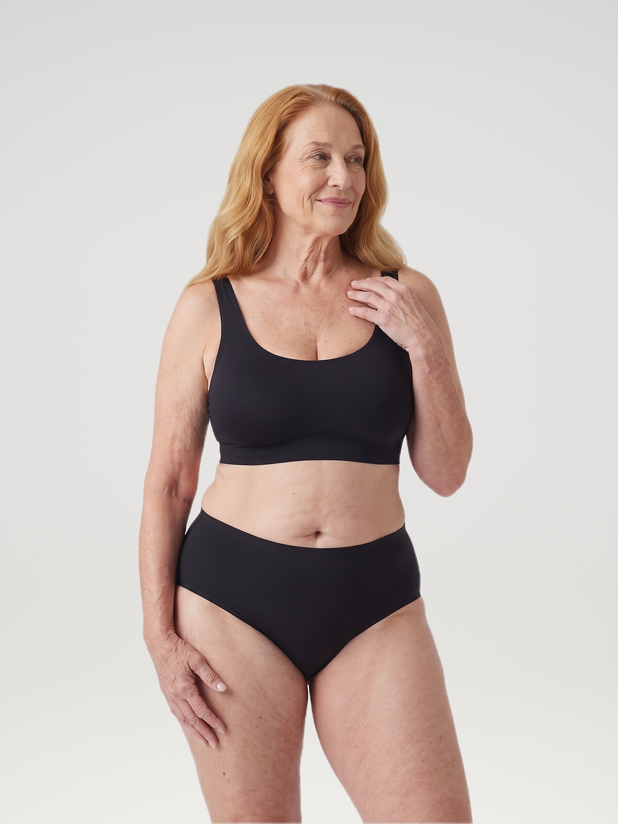 High Waist Brief | Extra Heavy | Nero